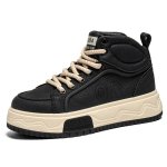 画像2: Men's High-top platform lace-up leather boots Martin boots ユニセックス 男女兼用  ハイカット厚底レースアップレザーブーツ マーティンブーツ (2)