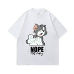 画像2: Tom and Jerry Tom NOPE T-shirt　男女兼用トムとジェリートム＆ジェリートムノープTシャツ (2)