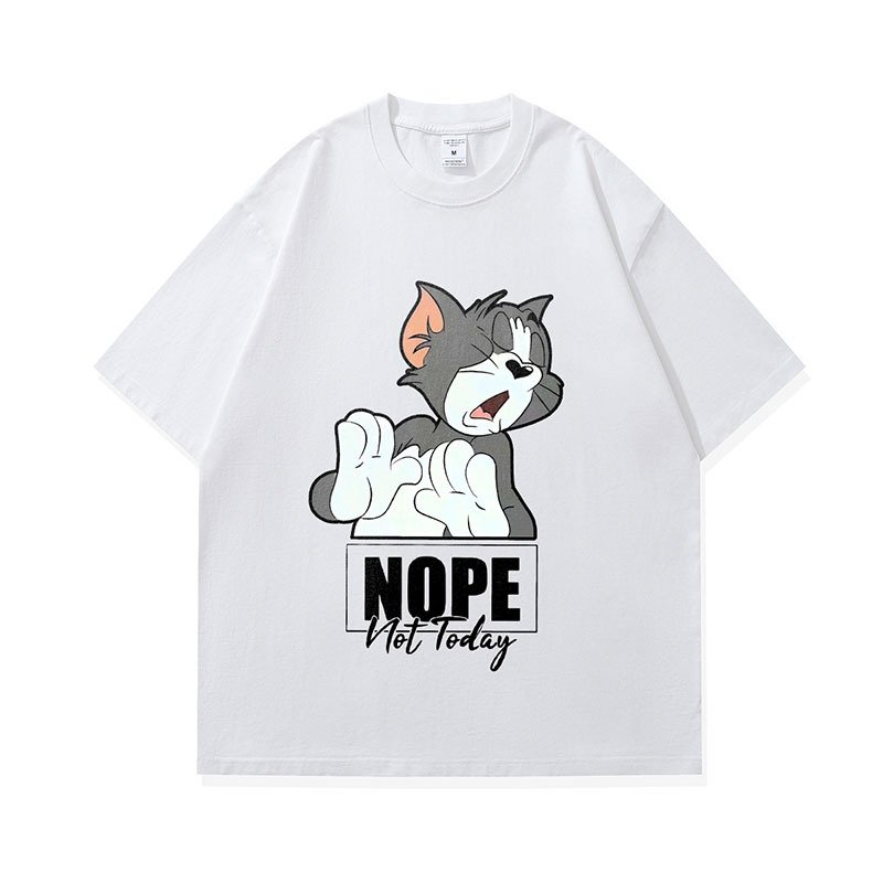 画像2: Tom and Jerry Tom NOPE T-shirt　男女兼用トムとジェリートム＆ジェリートムノープTシャツ (2)