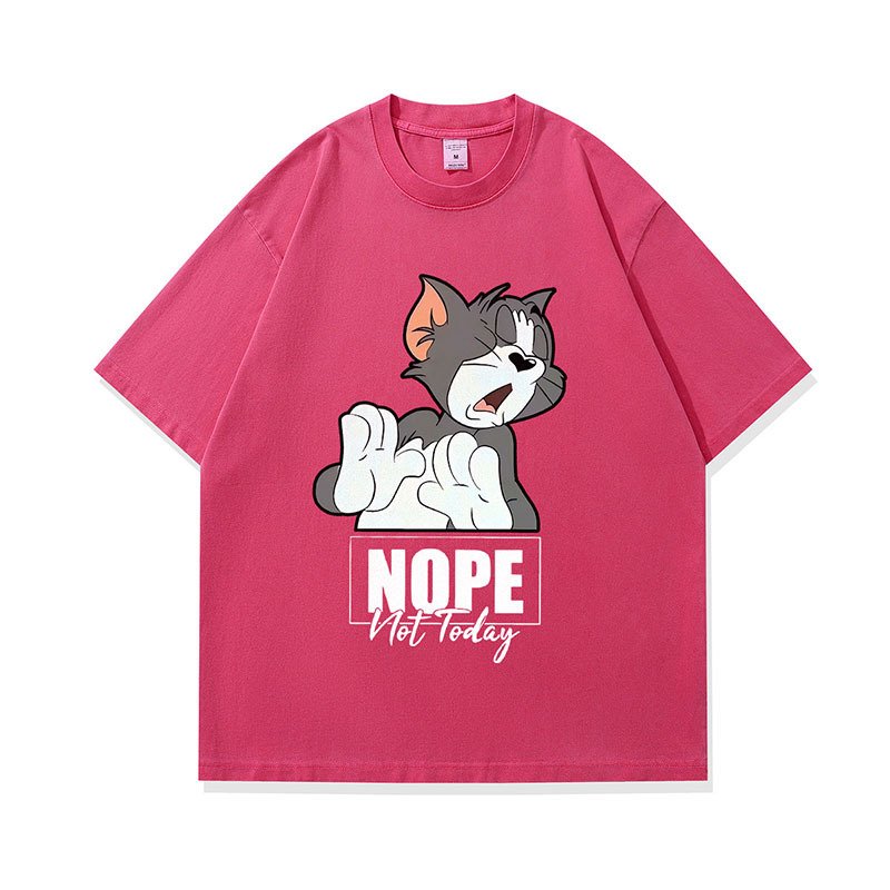 画像10: Tom and Jerry Tom NOPE T-shirt　男女兼用トムとジェリートム＆ジェリートムノープTシャツ (10)