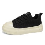 画像3: Unisex  Suede Monogram Platform Lace-Up Sneakers ユニセックス男女兼用厚底スウェードレザーレースアップスニーカーシューズ  (3)