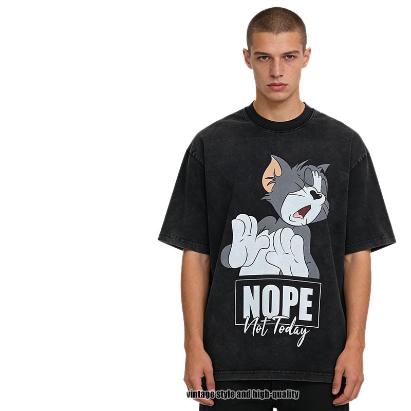 画像11: Tom and Jerry Tom NOPE T-shirt　男女兼用トムとジェリートム＆ジェリートムノープTシャツ (11)