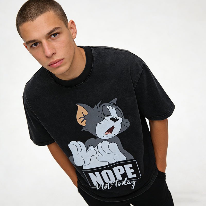 画像12: Tom and Jerry Tom NOPE T-shirt　男女兼用トムとジェリートム＆ジェリートムノープTシャツ (12)