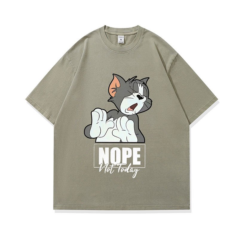画像7: Tom and Jerry Tom NOPE T-shirt　男女兼用トムとジェリートム＆ジェリートムノープTシャツ (7)
