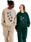 画像12: Cross & Cherry Print Crewneck Sweatshirt ユニセックス 男女兼用  クロス＆チェリーetcプリントクルーネックスウェットプリント トレーナー (12)