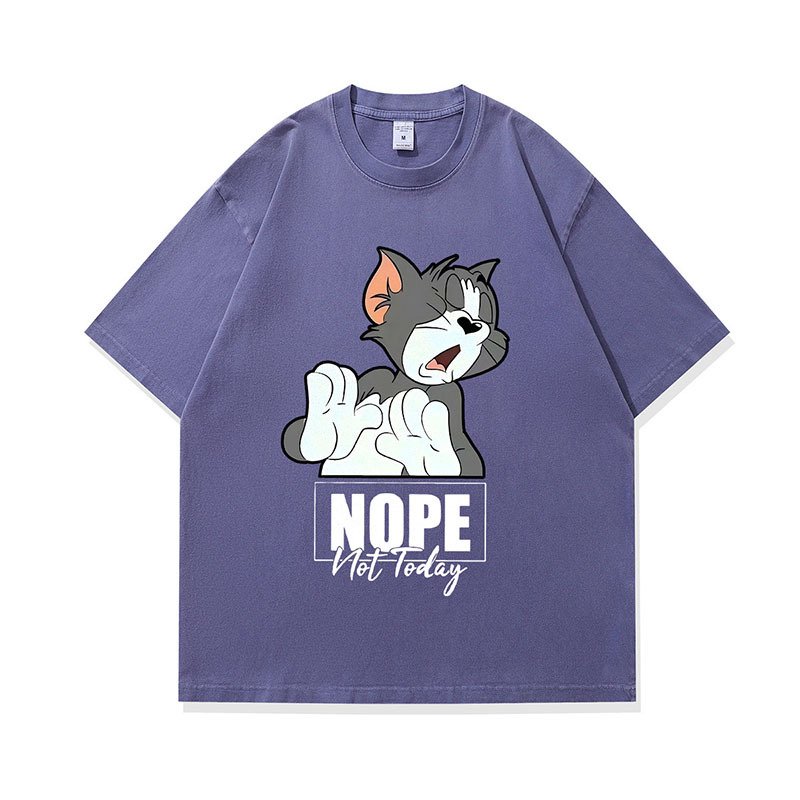 画像6: Tom and Jerry Tom NOPE T-shirt　男女兼用トムとジェリートム＆ジェリートムノープTシャツ (6)
