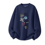 画像6: Cross & Cherry Print Crewneck Sweatshirt ユニセックス 男女兼用  クロス＆チェリーetcプリントクルーネックスウェットプリント トレーナー (6)