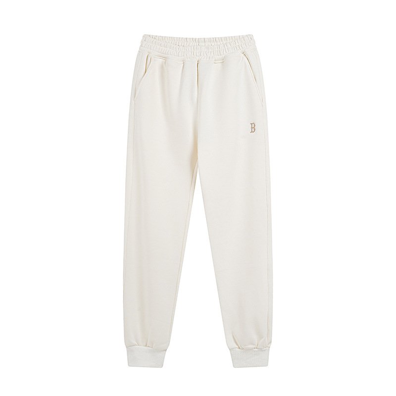 画像2: unisex MLB point embroidery sweatpants  ユニセックス男女兼用MLB×ワンポイントロゴ スウェットパンツ (2)
