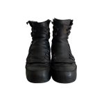 画像3: Side lace-up leather platform boots　男女兼用ユニセックスレザーサイドレースアッププラットフォームブーツ (3)