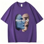 画像4: Unisex Abstract Art Portrait Print Short-Sleeve T-Shirt 男女兼用 ユニセックス 抽象画ポートレートシャツ (4)