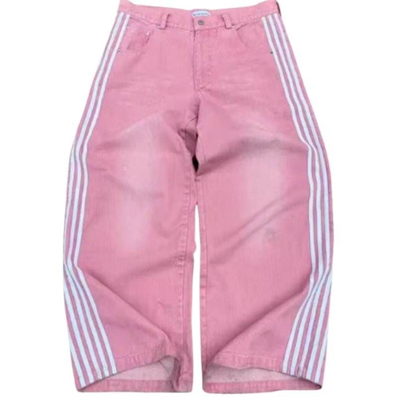 画像3: Y2K 3-Stripe Denim Pants　ユニセックス 男女兼用 Y2K3本ラインデニムパンツ (3)