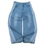 画像1: Y2K 3-Stripe Denim Pants　ユニセックス 男女兼用 Y2K3本ラインデニムパンツ (1)
