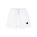 画像2: Unisex MLB NY New York Yankees Sweat Logo Shorts ユニセックス 男女兼用 MLB ニューヨークヤンキース NY ロゴスウェット ショートパンツ (2)