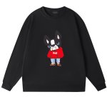 画像1: Stylish Bulldog Print Sweatshirt ユニセックス 男女兼用 スタイリッシュブルドッグプリント スウェットトレーナー (1)