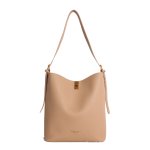 画像1: Leather Tote Shoulder Bag　ユニセックス男女兼用 レザーベーシックトートショルダーバッグ (1)