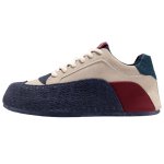 画像2: Two-tone suede platform lace-up sneakers ユニセックス男女兼用 バイカラースウェード厚底レースアップスニーカー (2)