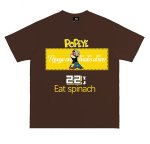 画像6: UnisexYellow Box Popeye & Olive Short-Sleeve T-Shirt 男女兼用 ユニセックスイエローボックスポパイ＆オリーブTシャツ (6)