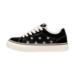 画像2: Unisex Star Canvas Platform Lace-Up Sneakers ユニセックス男女兼用 スターキャンバス厚底レースアップスニーカーシューズ (2)