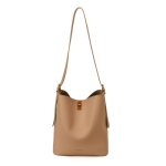 画像4: Leather Tote Shoulder Bag　ユニセックス男女兼用 レザーベーシックトートショルダーバッグ (4)
