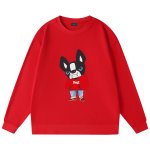画像4: Stylish Bulldog Print Sweatshirt ユニセックス 男女兼用 スタイリッシュブルドッグプリント スウェットトレーナー (4)