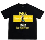 画像3: UnisexYellow Box Popeye & Olive Short-Sleeve T-Shirt 男女兼用 ユニセックスイエローボックスポパイ＆オリーブTシャツ (3)
