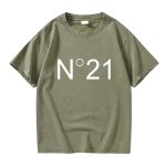 画像9: N21 trend element Malong Wash T-shirt unisex　男女兼用 ユニセックス N21 ロゴ ヴィンテージ風 半袖Tシャツ (9)