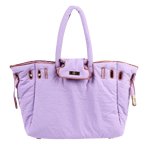 画像2: Classical Padded Bag Tote Bag BK Down Tote Bag  クラシカル パイピング パテッド ナイロン ダウン トート バッグ (2)