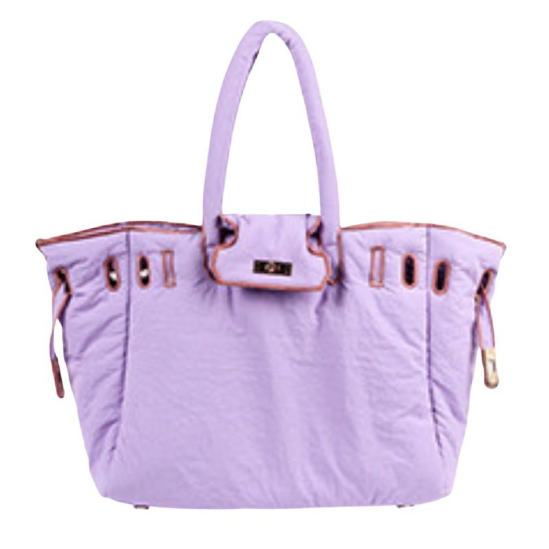 画像2: Classical Padded Bag Tote Bag BK Down Tote Bag  クラシカル パイピング パテッド ナイロン ダウン トート バッグ (2)