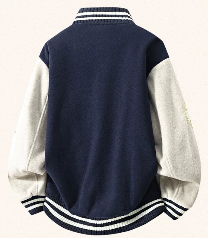 画像5: WASSUP UOSNES Varsity JacketBASEBALL JACKET baseball uniform jacket blouson  ユニセックス 男女兼用 WASSUP UOSNES ZHXスタジアムジャンパー スタジャン MA-1 ボンバー ジャケット ブルゾン (5)