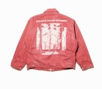 画像4: ERD Melancholic Collared Distressed Denim Zip-Up Jacket blouson  ユニセックス 男女兼用 ERDメランコリック 襟付きダメージデニムジップアップジャケット ブルゾン (4)