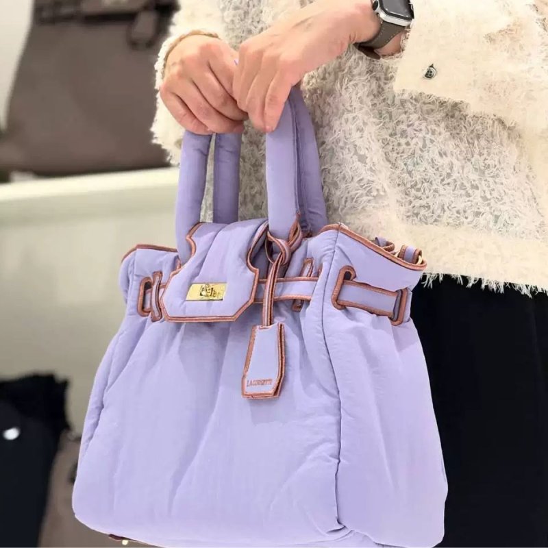 画像7: Classical Padded Bag Tote Bag BK Down Tote Bag  クラシカル パイピング パテッド ナイロン ダウン トート バッグ (7)