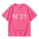 画像6: N21 trend element Malong Wash T-shirt unisex　男女兼用 ユニセックス N21 ロゴ ヴィンテージ風 半袖Tシャツ (6)