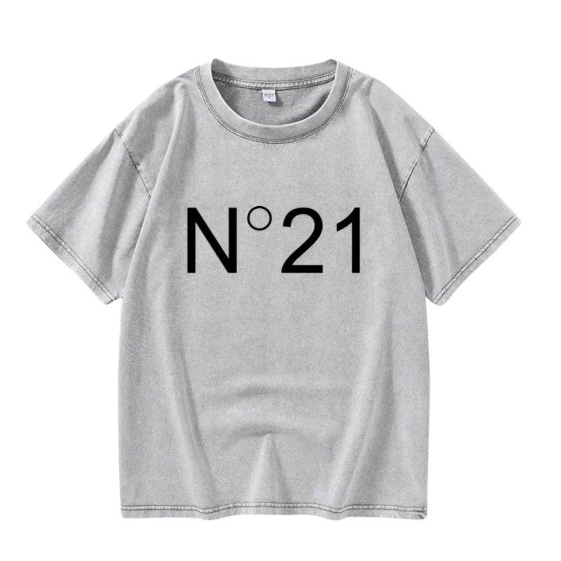 画像3: N21 trend element Malong Wash T-shirt unisex　男女兼用 ユニセックス N21 ロゴ ヴィンテージ風 半袖Tシャツ (3)