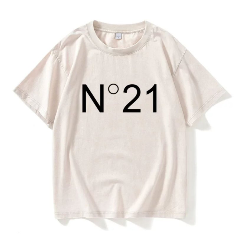 画像8: N21 trend element Malong Wash T-shirt unisex　男女兼用 ユニセックス N21 ロゴ ヴィンテージ風 半袖Tシャツ (8)