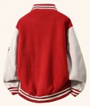 画像6: WASSUP UOSNES Varsity JacketBASEBALL JACKET baseball uniform jacket blouson  ユニセックス 男女兼用 WASSUP UOSNES ZHXスタジアムジャンパー スタジャン MA-1 ボンバー ジャケット ブルゾン (6)