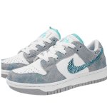 画像2: Unisex Broken-wash leather lace-up sneakers　ユニセックス男女兼用ブロークンスウォッシュレザーレースアップスニーカーシューズ (2)