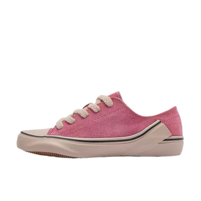 画像1: Ｗomen's Suede Lace-Up Sneakers with Unique Soles　変形ソールスエードレースアップスニーカー (1)