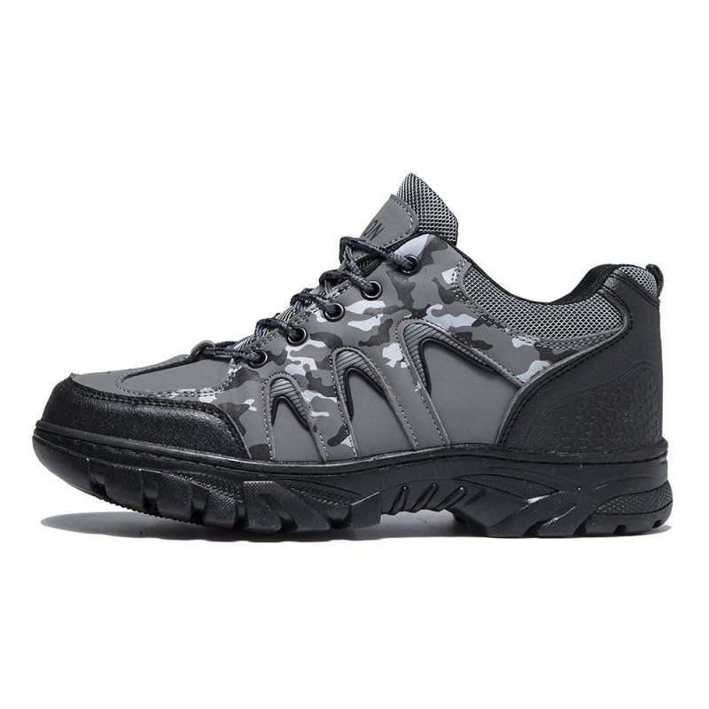 画像2: Unisex Camouflage point trekking shoes sneakers　ユニセックス男女兼用迷彩カモフラージュポイントレザートレッキングシューズスニーカー (2)