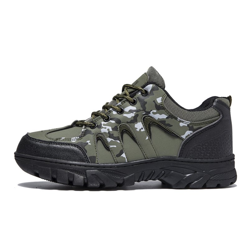 画像3: Unisex Camouflage point trekking shoes sneakers　ユニセックス男女兼用迷彩カモフラージュポイントレザートレッキングシューズスニーカー (3)