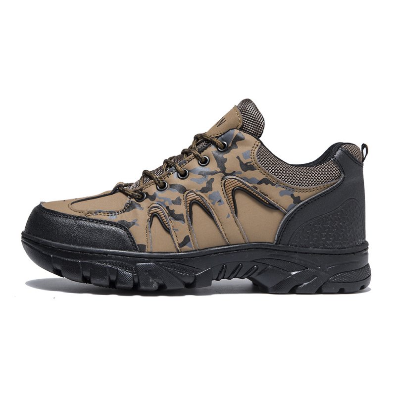 画像4: Unisex Camouflage point trekking shoes sneakers　ユニセックス男女兼用迷彩カモフラージュポイントレザートレッキングシューズスニーカー (4)