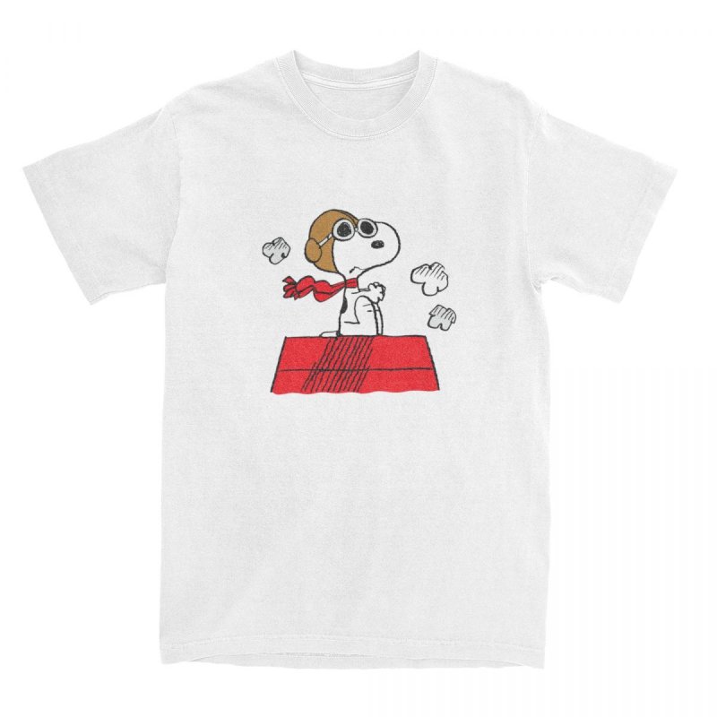 画像1: Humorous Snoopy Peanuts T-Shirts Men Women's Cotton T　 ユニセックス 男女兼用 ユーモラススヌーピーピーナッツプリント Tシャツ (1)