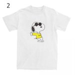 画像3: Humorous Snoopy Peanuts T-Shirts Men Women's Cotton T　 ユニセックス 男女兼用 ユーモラススヌーピーピーナッツプリント Tシャツ (3)