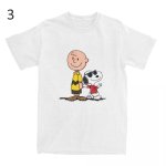 画像4: Humorous Snoopy Peanuts T-Shirts Men Women's Cotton T　 ユニセックス 男女兼用 ユーモラススヌーピーピーナッツプリント Tシャツ (4)