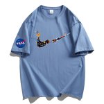 画像10: Unisex NASACAT×Colorful Broken swoosh ×Astronaut Print Tshirts 　ユニセックス男女兼用NASACAT×カラフルブロークンスウォッシュ×宇宙飛行士プリント半袖Tシャツ (10)