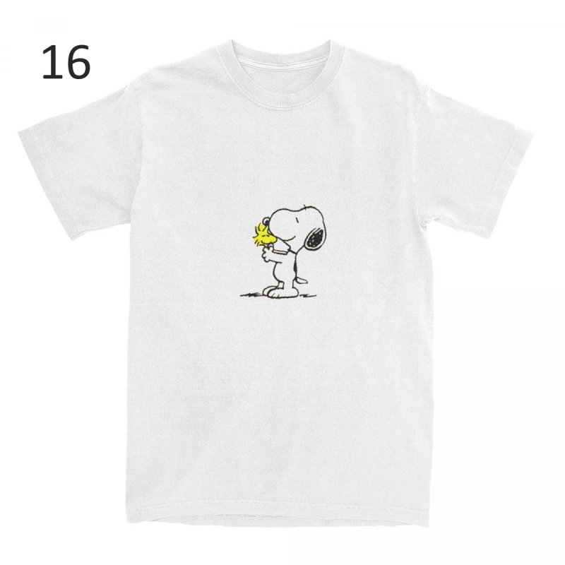 画像17: Humorous Snoopy Peanuts T-Shirts Men Women's Cotton T　 ユニセックス 男女兼用 ユーモラススヌーピーピーナッツプリント Tシャツ (17)