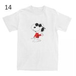 画像15: Humorous Snoopy Peanuts T-Shirts Men Women's Cotton T　 ユニセックス 男女兼用 ユーモラススヌーピーピーナッツプリント Tシャツ (15)
