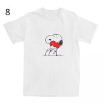 画像9: Humorous Snoopy Peanuts T-Shirts Men Women's Cotton T　 ユニセックス 男女兼用 ユーモラススヌーピーピーナッツプリント Tシャツ (9)