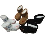 画像6: Mickey Mouse Head Graffiti Sheepskin Boots – Platform Short Boots　ミッキーマウスヘッドグラフィティシープスキンブーツ 厚底ショートブーツ (6)