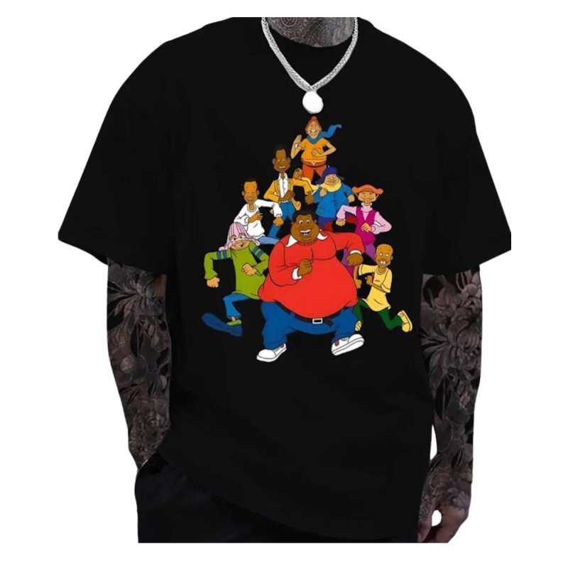 画像2:  Unisex"Fat Albert" & Cosby Graphic T-Shirt  男女兼用 ユニセックス 『ファット・アルバート』＆コスビー グラフィックプリント  半袖Tシャツ (2)
