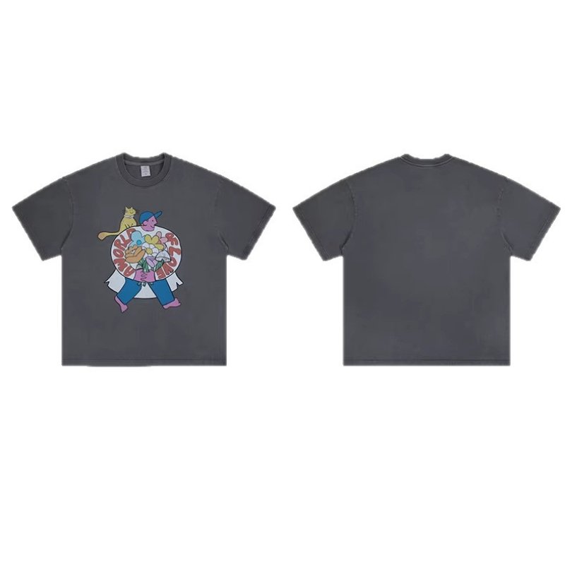 画像2: Unisex "Award of Love" illustration print  Short-Sleeve T-Shirt 男女兼用 ユニセックスアワードオブラブプリントTシャツ (2)